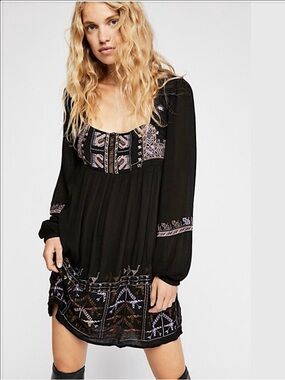 Free People Rhiannon Embroidered Dress